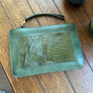 Cowhide leather Pocket clutch​